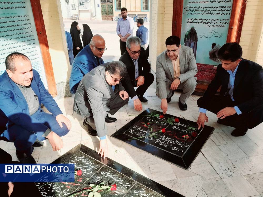 تجدید میثاق با شهدا در بوشهر