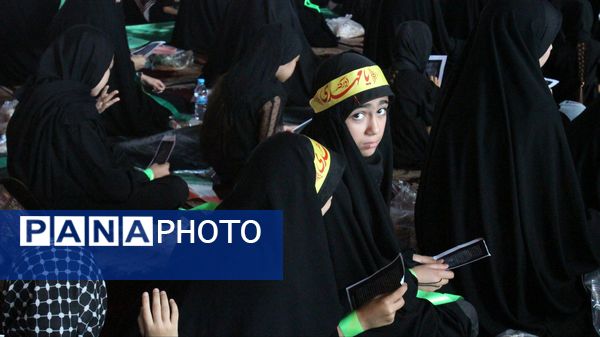 عزاداری دختران زنجانی در هیات دختران انقلاب