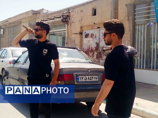 حماسه زنجیرزنی در فدافن؛ عزاداری دهه اول محرم با حضور پرشور جوانان