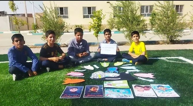 برنامه‌های خلاقانه در دبستان مرحوم واحدی زارچ 