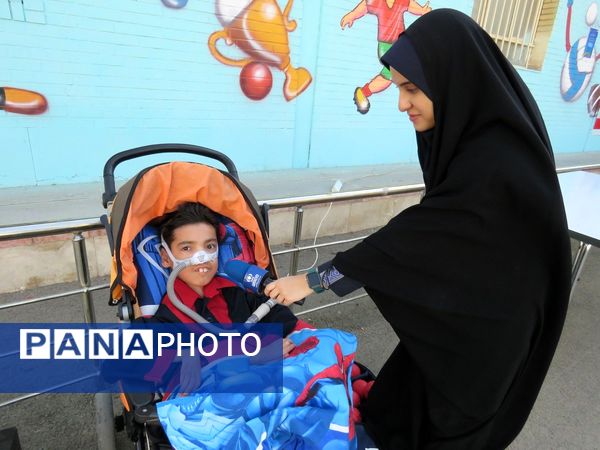 گرامیداشت روز عصای سفیدو هفته پارالمپیک در مدرسه استثنایی «پویا» کرج