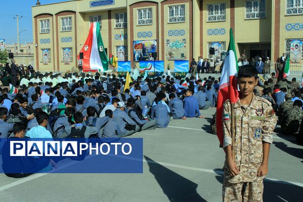 نواختن زنگ مهر و ایثار در گلبهار