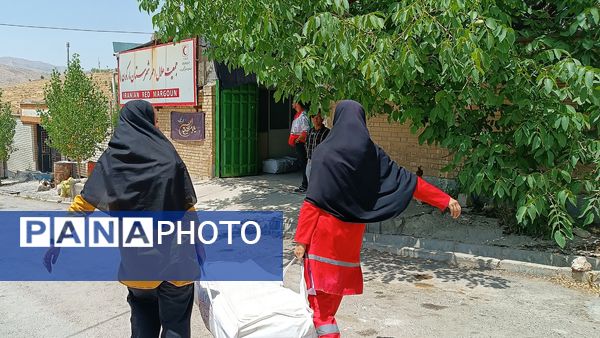 آموزش چادرزنی و برپایی کمپ امدادی به فراگیران هلال احمر در مارگون