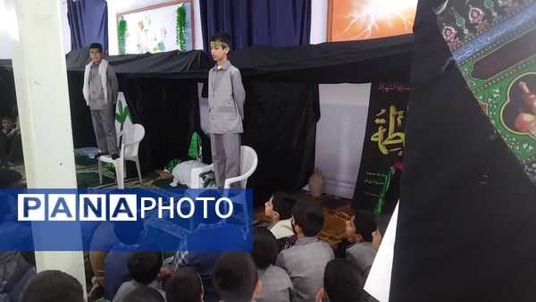 مراسم عزاداری حضرت زهرا (س) در دبستان پسرانه فضیلت 