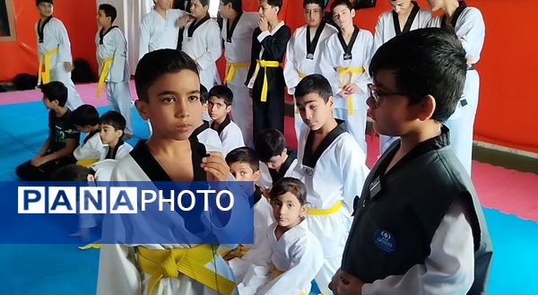 دانش اموزان تکواندوکار کاشمری پله اول ترقی را پیمودند
