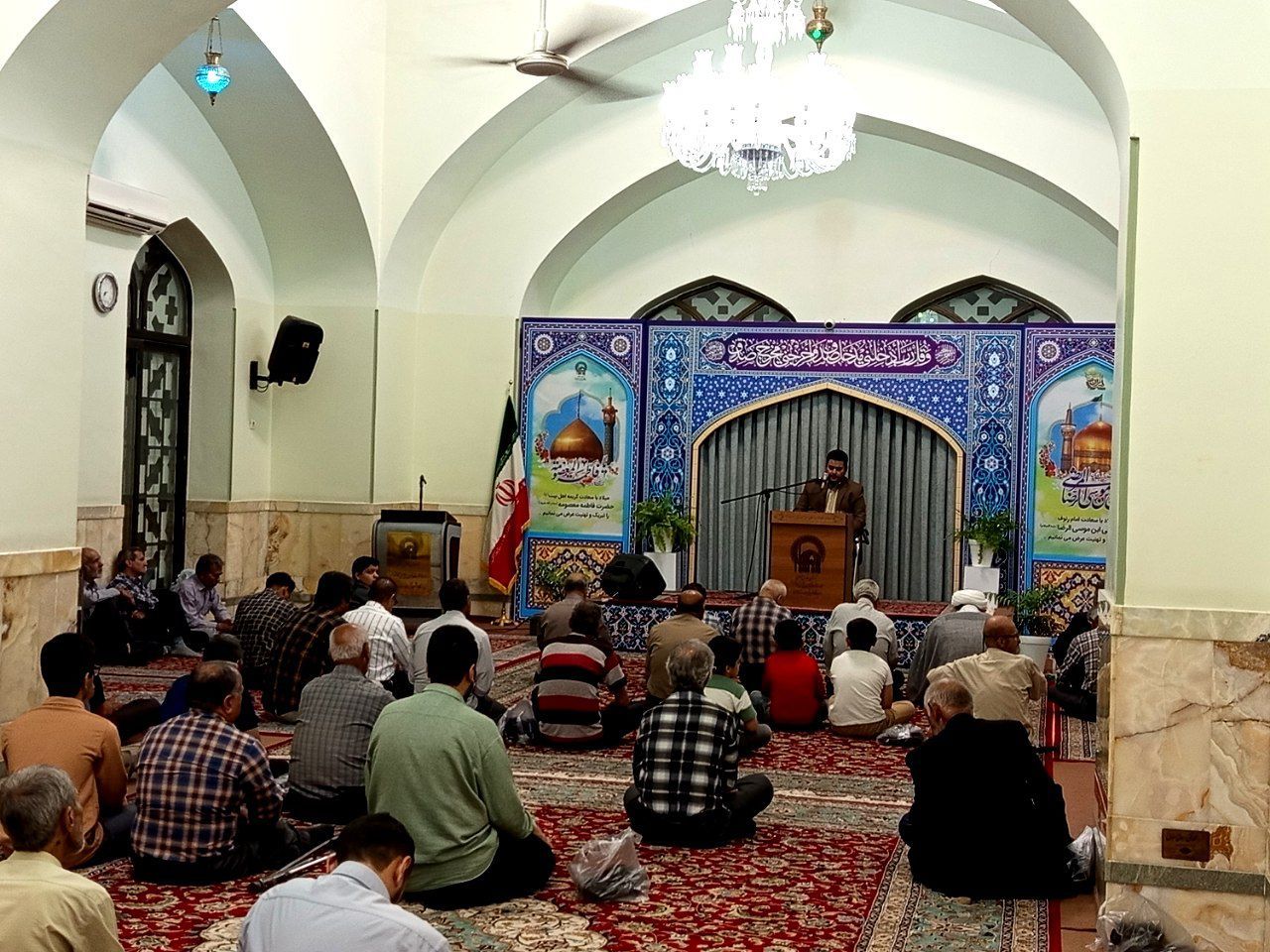 میلاد حضرت رضا(ع) در آرامگاه شهید مدرس