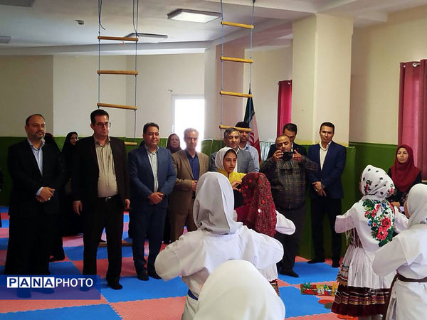 افتتاح اتاق تربیت بدنی مدرسه ابتدایی امام خمینی (ره) بجنورد