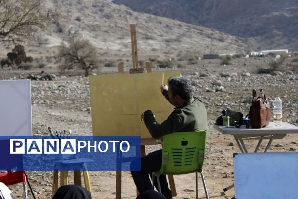 کارگاه آموزشی طراحی و نقاشی هنرستان فاطمه زهرا (س) در شهرستان گچساران