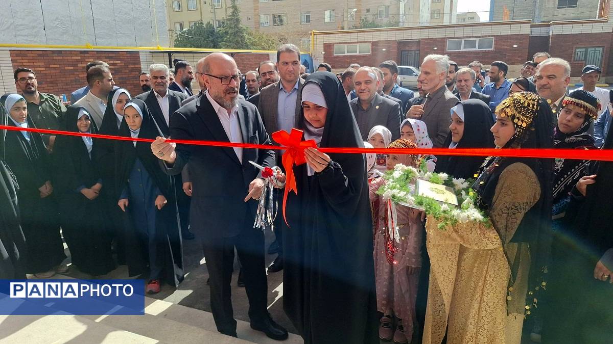 افتتاح 2 مدرسه جدید در شهرک وحدت نگارستان  در البرز 