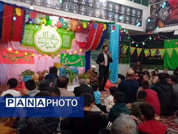 تکیه حسینی غرق در شادی علوی