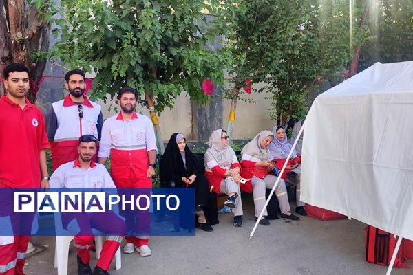 برگزاری مراسم اولین سالگرد شهادت شهدای خدمت در مصلی رباط کریم