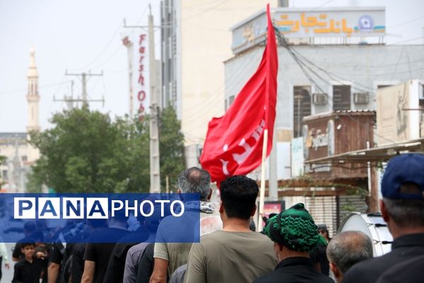 مراسم عزاداری ظهر عاشورا در شهرستان بندرخمیر