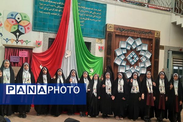 مراسم یادواره شهدا و گرامیداشت هفته دفاع مقدس در مدارس ناحیه 2 شهرری 