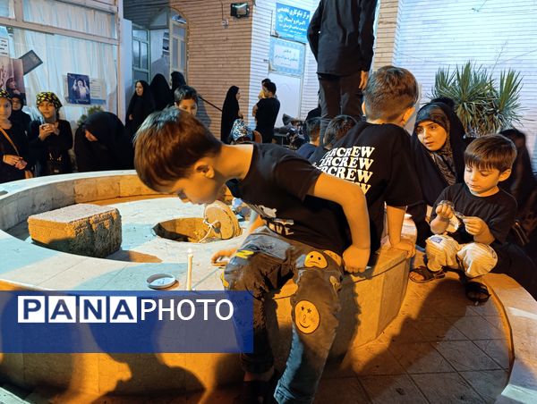 مراسم شام غریبان شهدای دشت کربلا در مسجد صاحب الزمان آشخانه 
