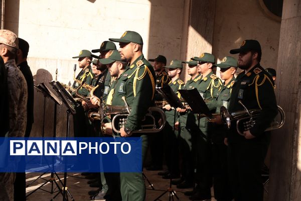 صبحگاه مشترک بسیج فرهنگیان اداره‌‌کل آموزش و پرورش شهر تهران 