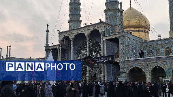 مراسم عزاداری شام شهادت امام هادی(ع) در حرم بانوی کرامت 