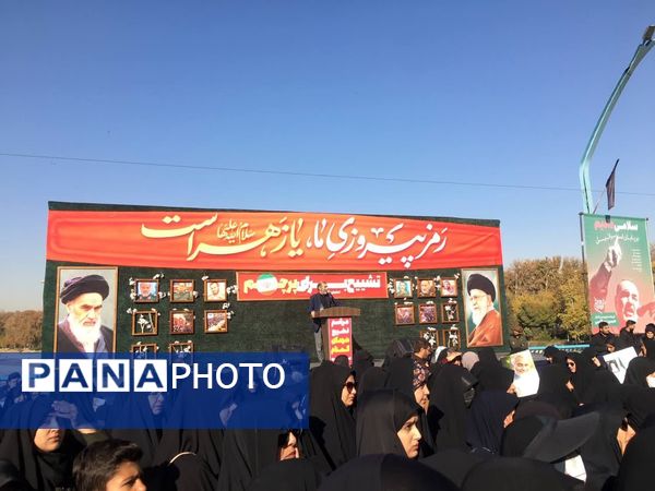 اجتماع بزرگ عزاداران حضرت زهرا(س) همزمان با تشییع شهیدان گمنام دفاع مقدس