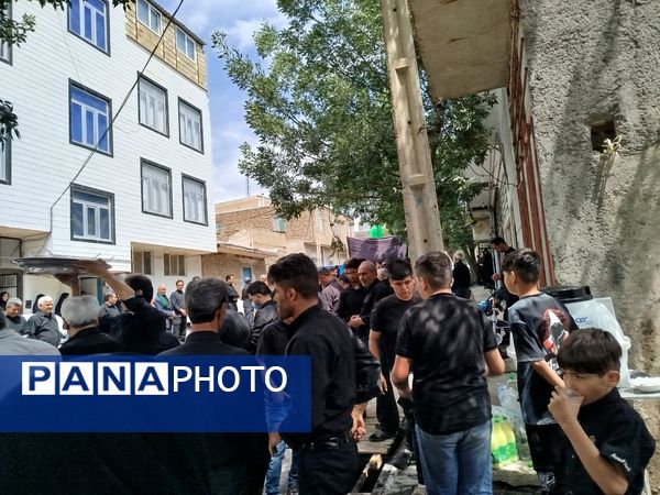 هیات عزاداری شهرستان هوراند در روز تاسوعا