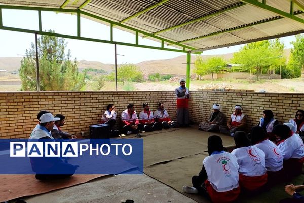 برگزاری اردوی طرح شوق رویش هلال احمر به میزبانی شیروان