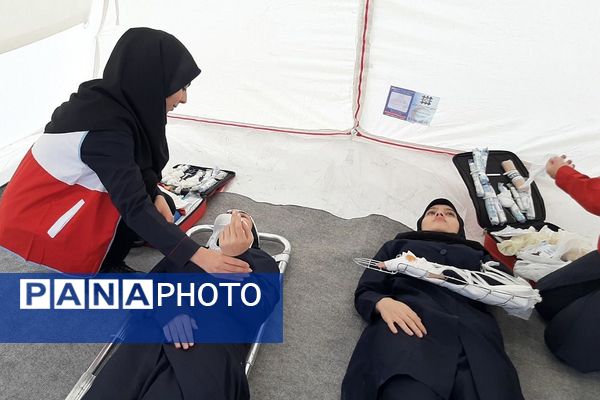 بیست و ششمین مانور سراسری زلزله و ایمنی در شهرستان فیروزکوه
