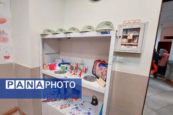 افتتاحیه سفیران سلامت و اتاق بهداشت در دبستان فاطمه بنت اسد مشهد