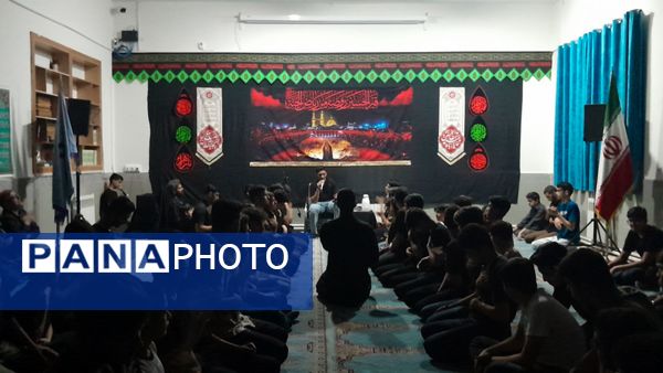 عزاداری دهه اول صفر در دبیرستان شهید بهشتی نیشابور 