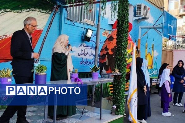 برگزاری مراسم افتتاحیه طرح مصباح الهدی در دبستان ۲۲ بهمن ۲ ناحیه یک شهرری