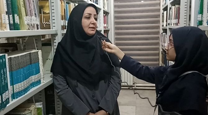 حال و هوای کتابخانه شهید حاج قاسم سلیمانی در هفته کتاب و کتابخوانی 