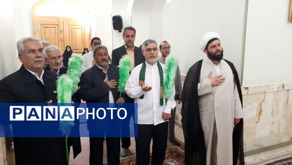 ویژه برنامه اذن خدمت در زیارتگاه شهید آیت الله مدرس(ره) برگزار شد