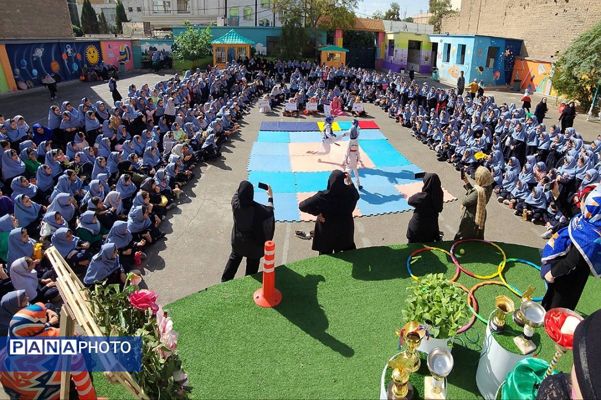 المپیاد ورزشی درون مدرسه در مدارس شهرستان ورامین