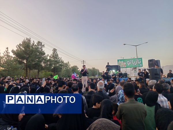 پیاده روی جاماندگان اربعین در کاشمر