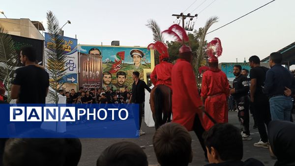 برپایی هیئت عزاداری بمناسبت عاشورای حسینی در شهرستان خلیل آباد