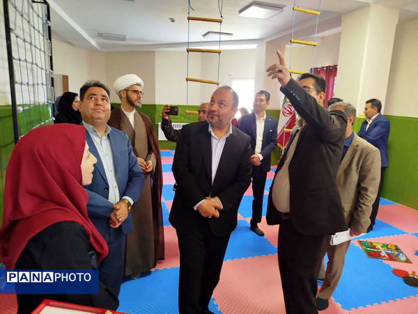 افتتاح اتاق تربیت بدنی مدرسه ابتدایی امام خمینی (ره) بجنورد
