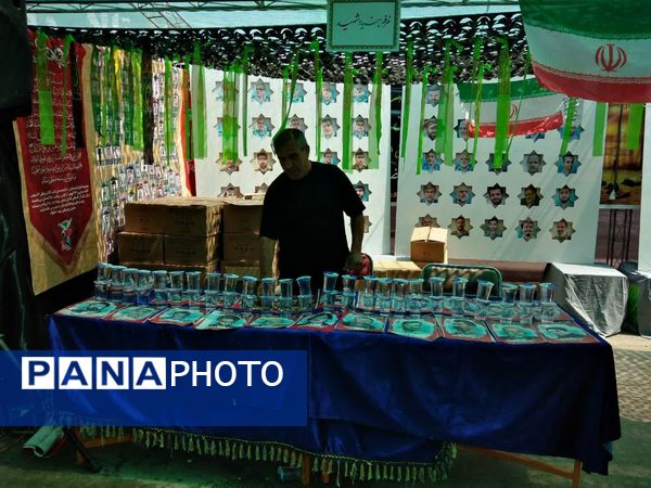 برپایی موکب شهدای شاهنامه و شهرداری منطقه ۱۲ و پذیرایی از زائران امام رضا (ع) در مشهد 