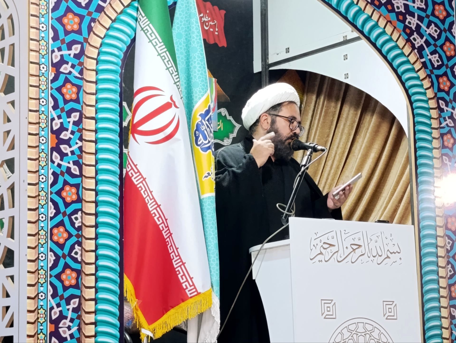 نماز عبادی سیاسی جمعه به امامت امام جمعه موقت شهرستان خلیل آباد