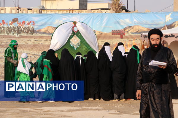 بازآفرینی نوجوان کربلا زیر آسمان لامرد