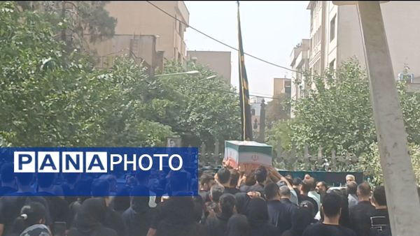 تشییع پیکر مطهر سرباز سرافراز وطن، شهید رامین شاه آبادی 