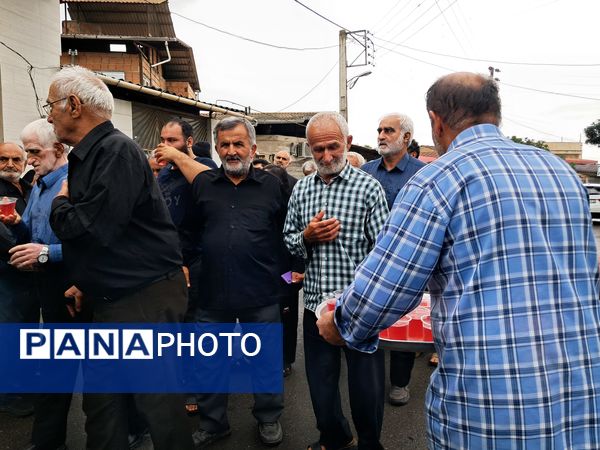 پیاده‌روی جاماندگان اربعین در قائمشهر 