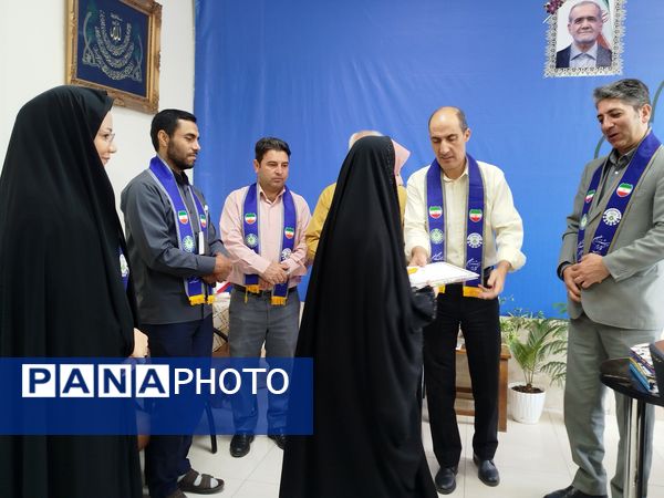 تقدیر مدیر آموزش و پرورش فاروج از خبرنگاران پانا