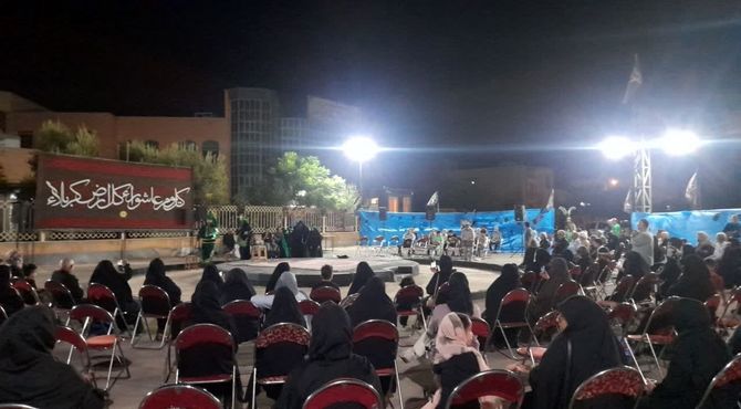 مراسم تعزیه‌خوانی حضرت علی‌اکبر(ع) در شهرستان گرمسار