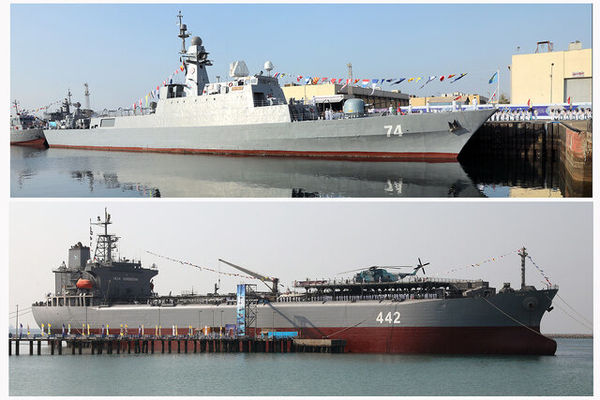 پایگاه شناوری کردستان و ناوشکن سهند به نیروی دریایی ارتش ملحق شد