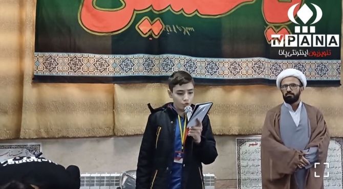 عزاداری سالروز وفات حضرت خدیجه(س) در دبیرستان شادیان قم