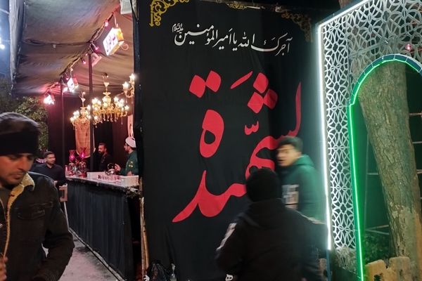 برپایی موکب ساقی عطشان در خلیل‌آباد 