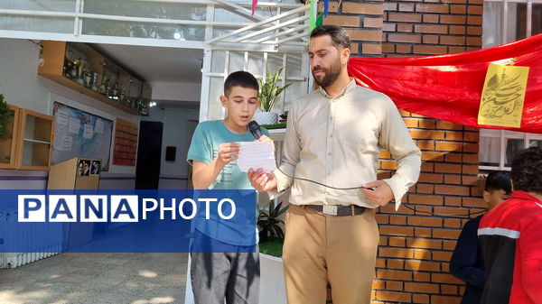 برپایی موکب دانش‌آموزان مدرسه نمونه دولتی پژوهش در جشن میلاد امام حسن عسکری (ع)