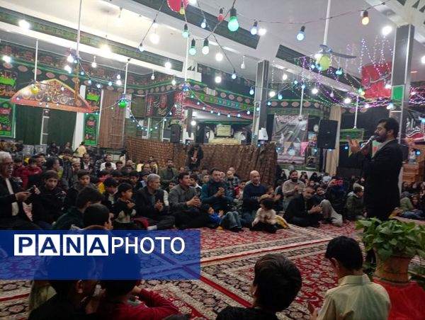 تکیه حسینی غرق در شادی علوی