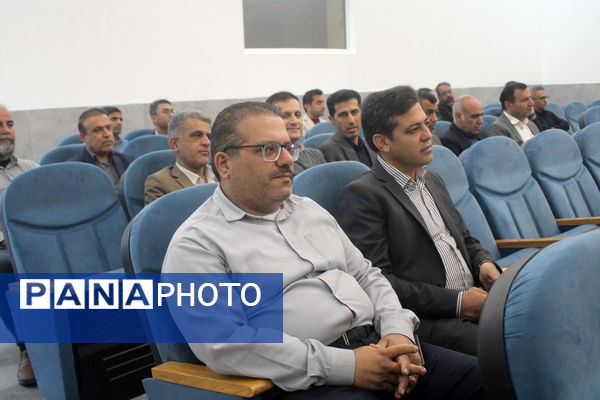 مراسم استقبال از شهید گمنام در اداره‌کل آموزش و پرورش استان بوشهر