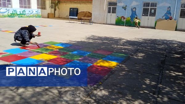 آمادگی دبستان شهید نجفی فدافن برای میزبانی ماه مهر