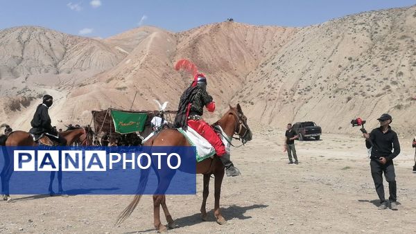 مراسم تعزیه خوانی در روز اربعین حسینی در شهر بار