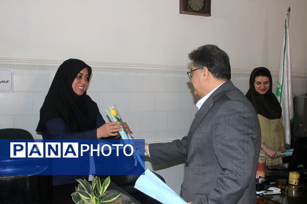 تقدیر از مدیر و کارکنان سازمان دانش‌آموزی استان بوشهر