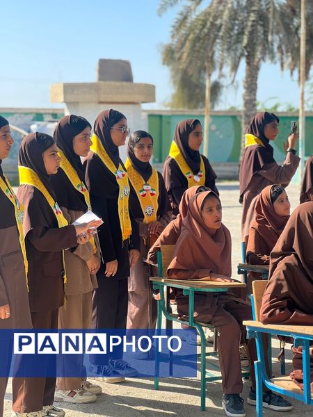 «زنگ صبر» در مدارس سیریک نواخته شد
